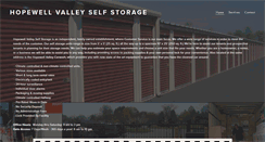 Desktop Screenshot of hopewellvalleyselfstorage.com