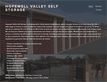 Tablet Screenshot of hopewellvalleyselfstorage.com